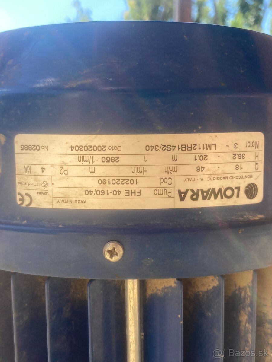 LOWARA FHE 40-160/40, 4KW - 2