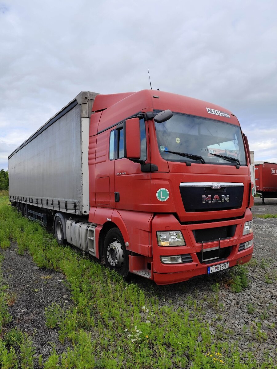MAN TGX 18.440 Euro 5 + náves Schmitz - mulda - 2
