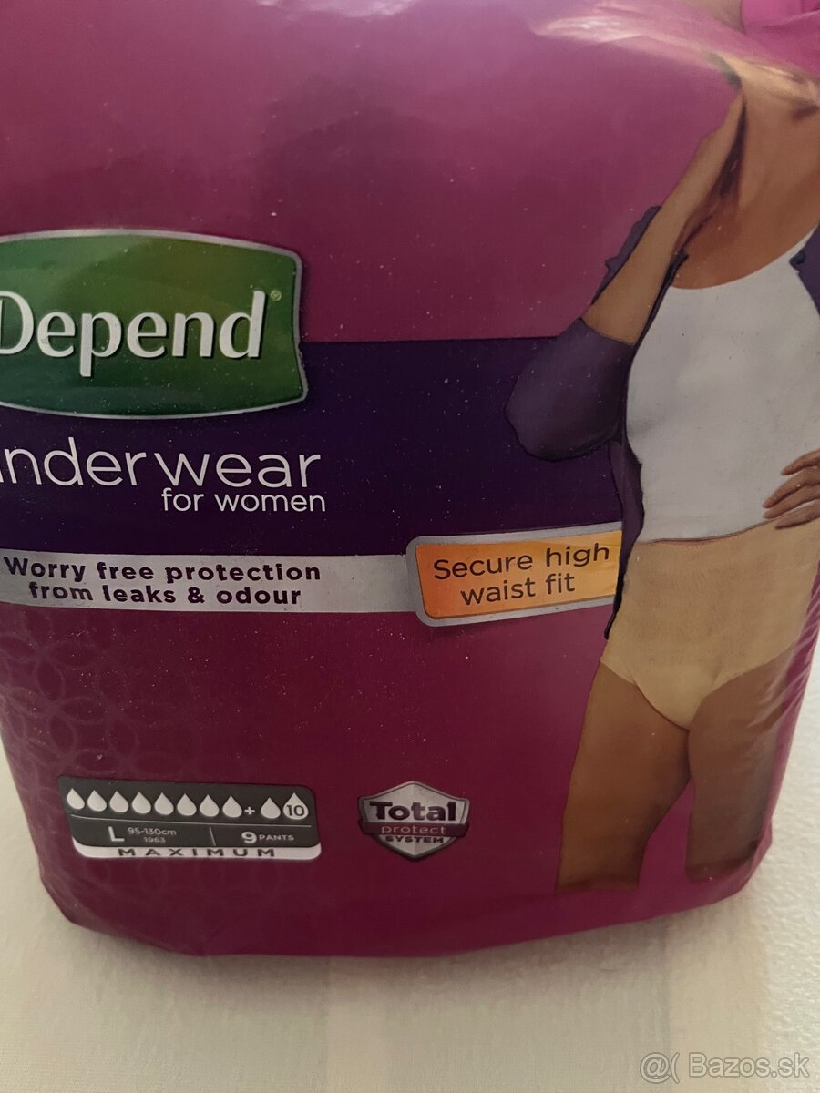 plienkove inkontinencne nohavicky Depend - 2