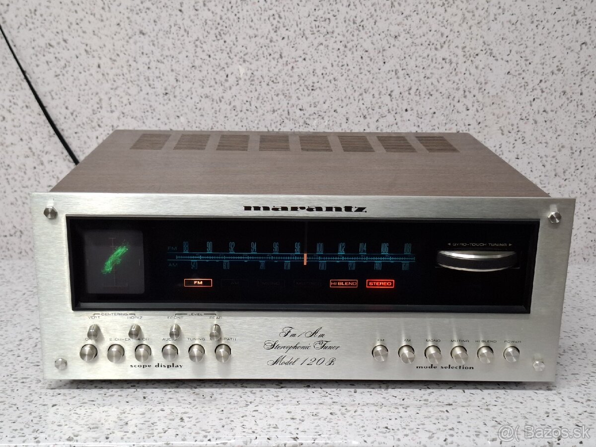 SCOPE DISPLAY / Marantz Model 120B FM/AM STEREOPHONIC TUNER - 2