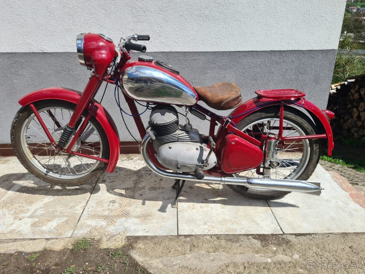 Jawa Perák 350/18 s TP a ŠPZ - 2