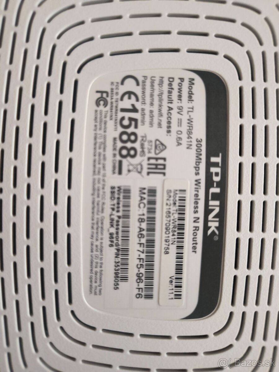Wifi router TP link. 10e - 2