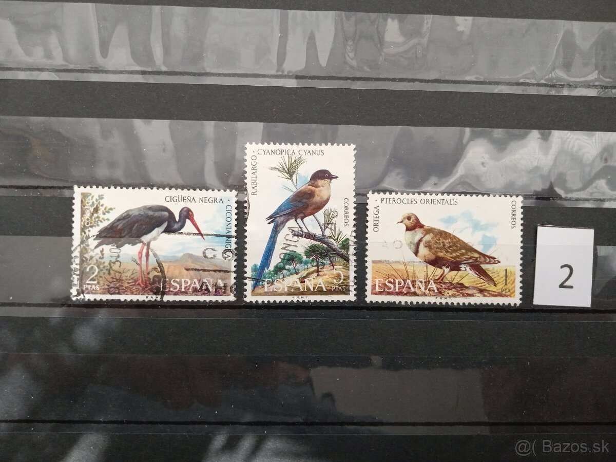 Poštové známky č.468 - ŠPANIELSKO - 15 sérií - 2