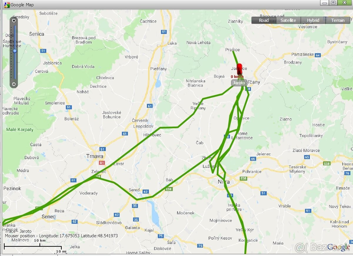 GPS Tracker s batériou 12- 24V - 2