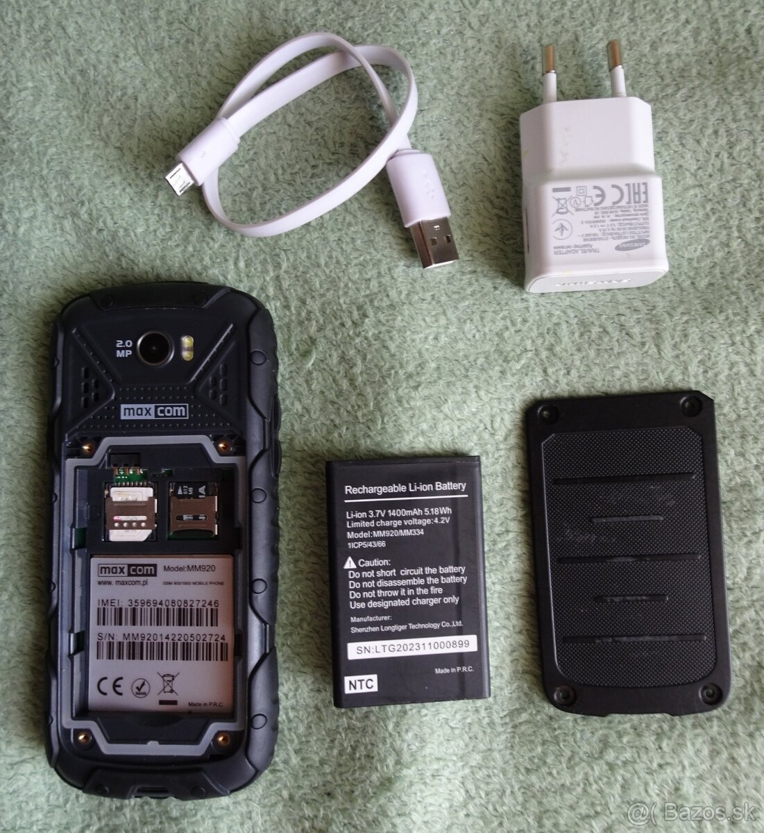 Predám odolný senior. mobilný telefón MAXCOM MM920. - 2