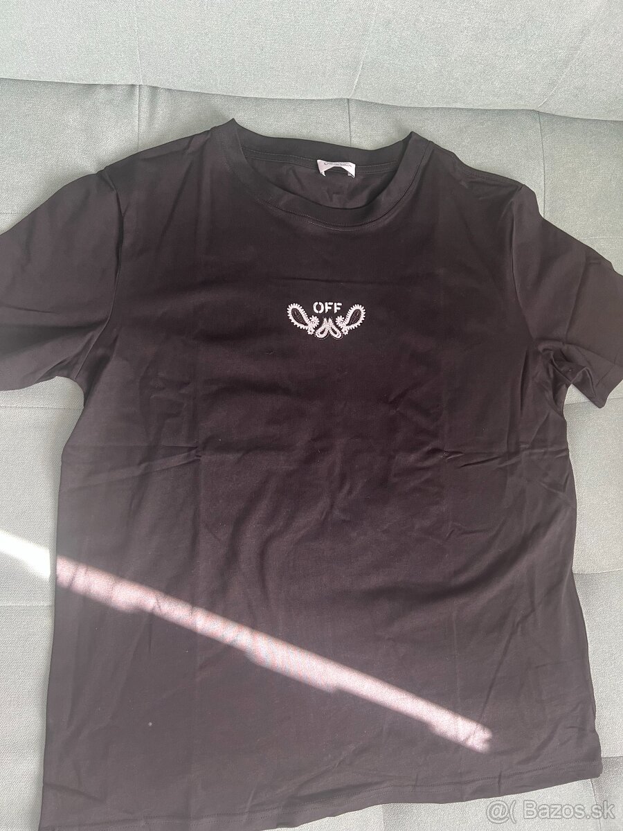 OFF WHITE T-SHIRT FLOWER - 2