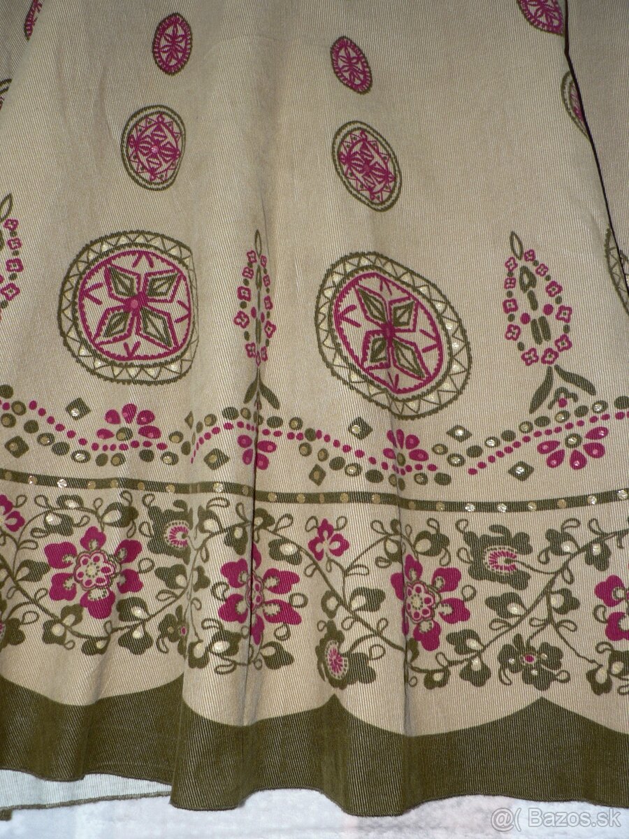 menčestrová sukňa č.38 - 2