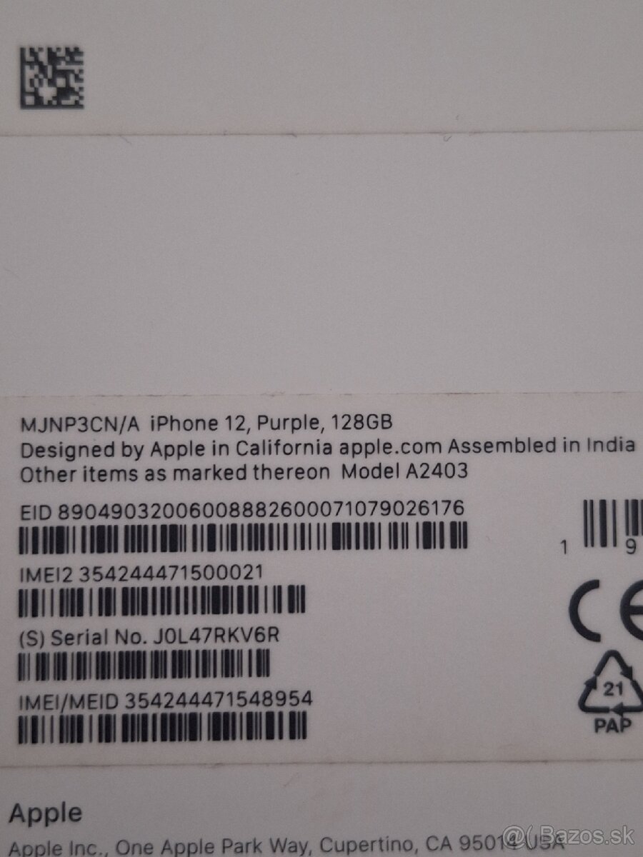 Predám iPhone 12 - 2
