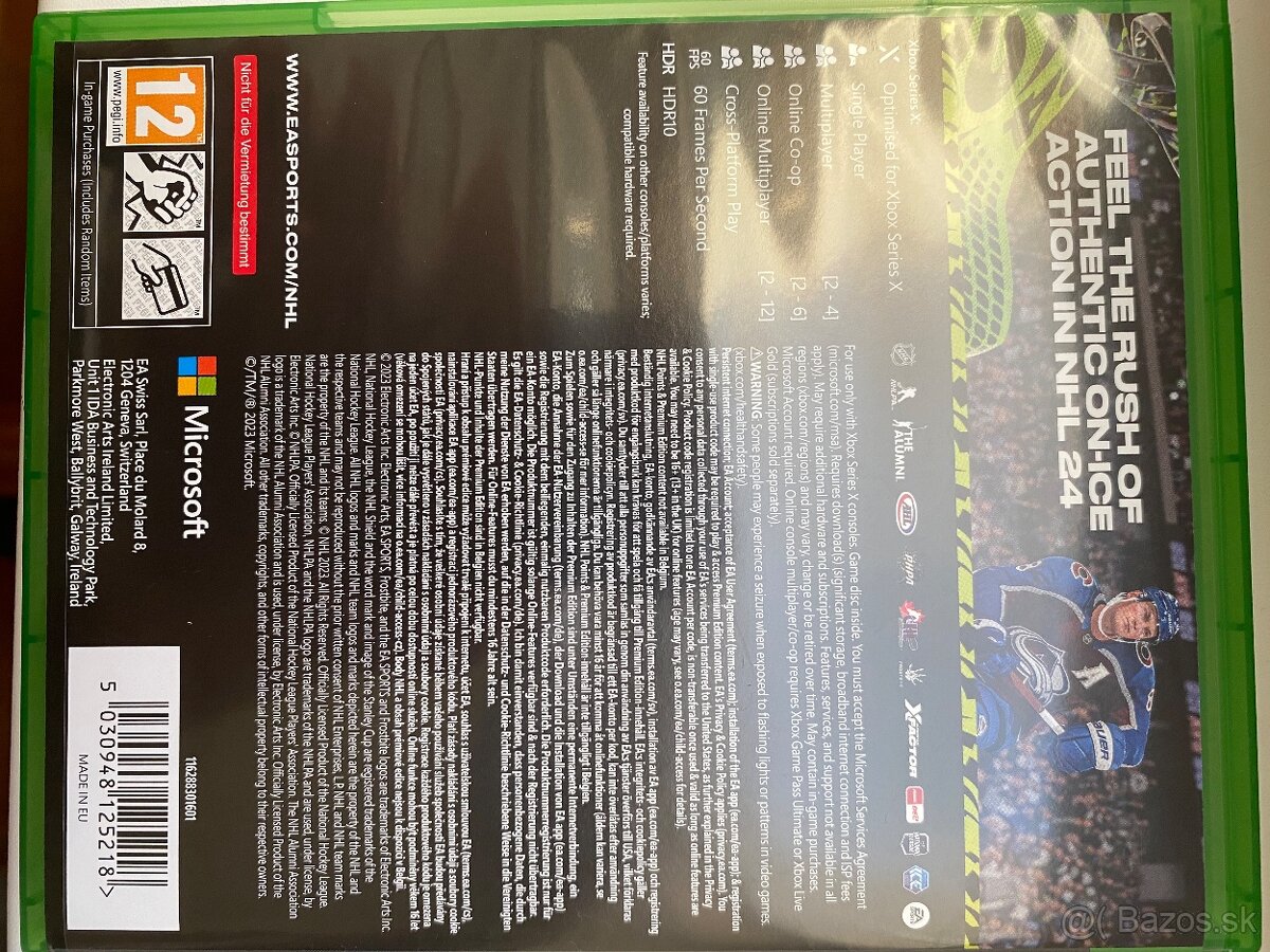 NHL 24 X box series X hra - 2