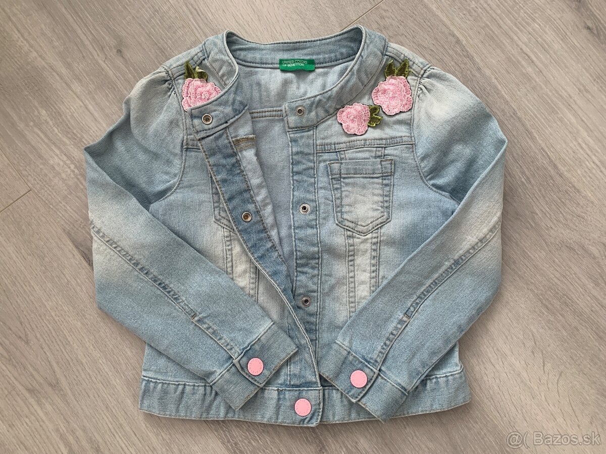 Detská jeansová bunda zn. United Colors of Benetton veľ. 120 - 2