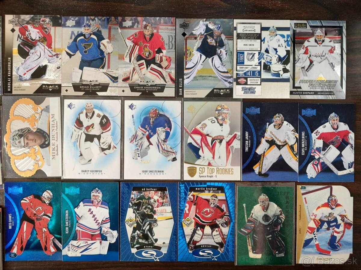 Predam Hokejove karticky brankarov - 2