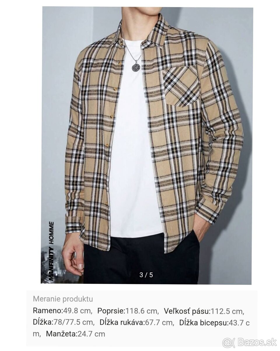 Károvaný set oblečenia pre rodinu s doplnkami NOVÉ - 2