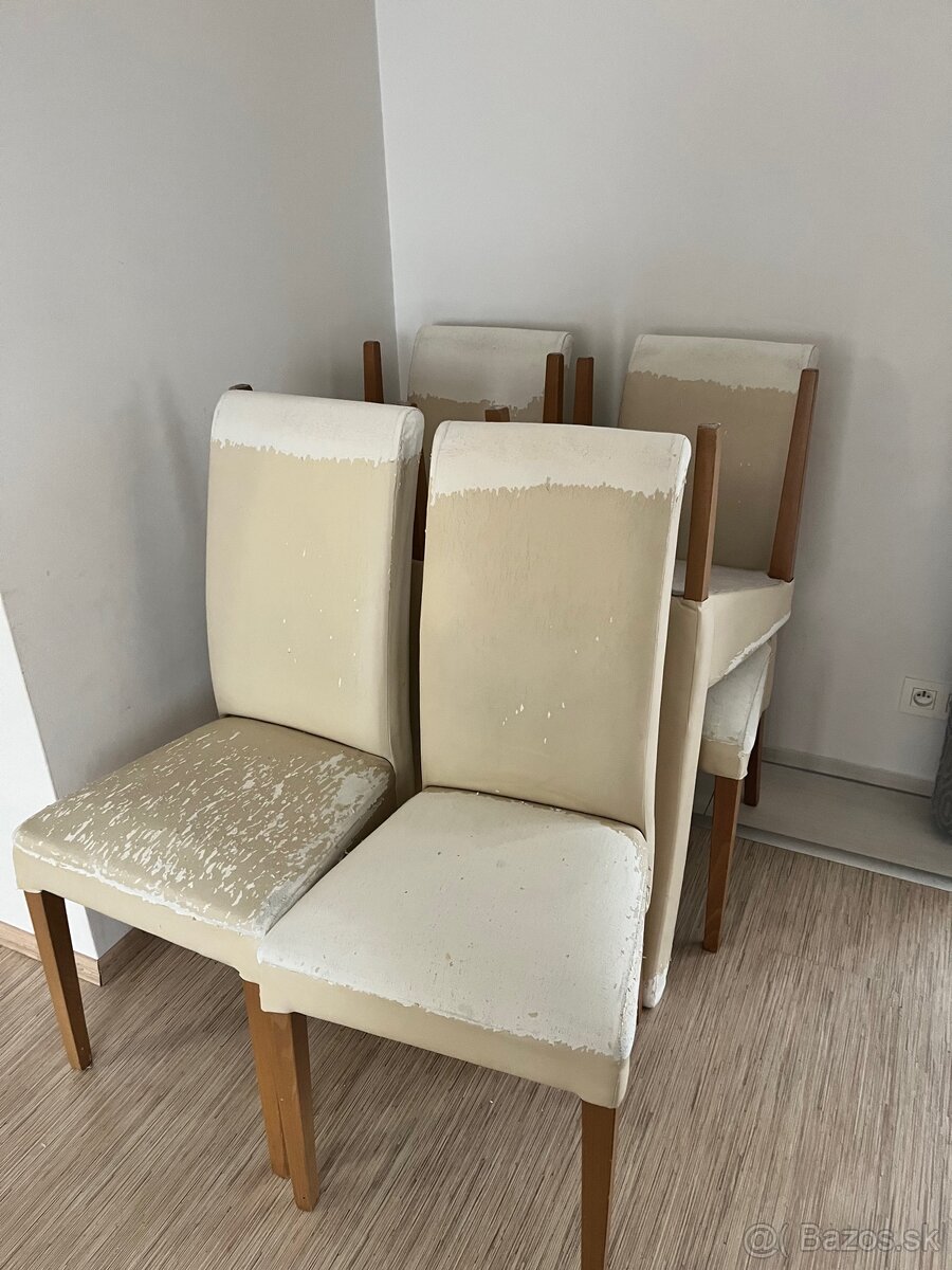 Jedáleňská stolička 6x s návlekom/ uvedená cena je za 6ks - 2