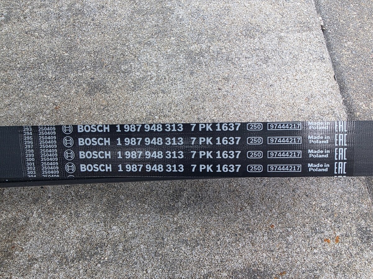 Drážkový remeň 7PK1637 BOSCH - 2