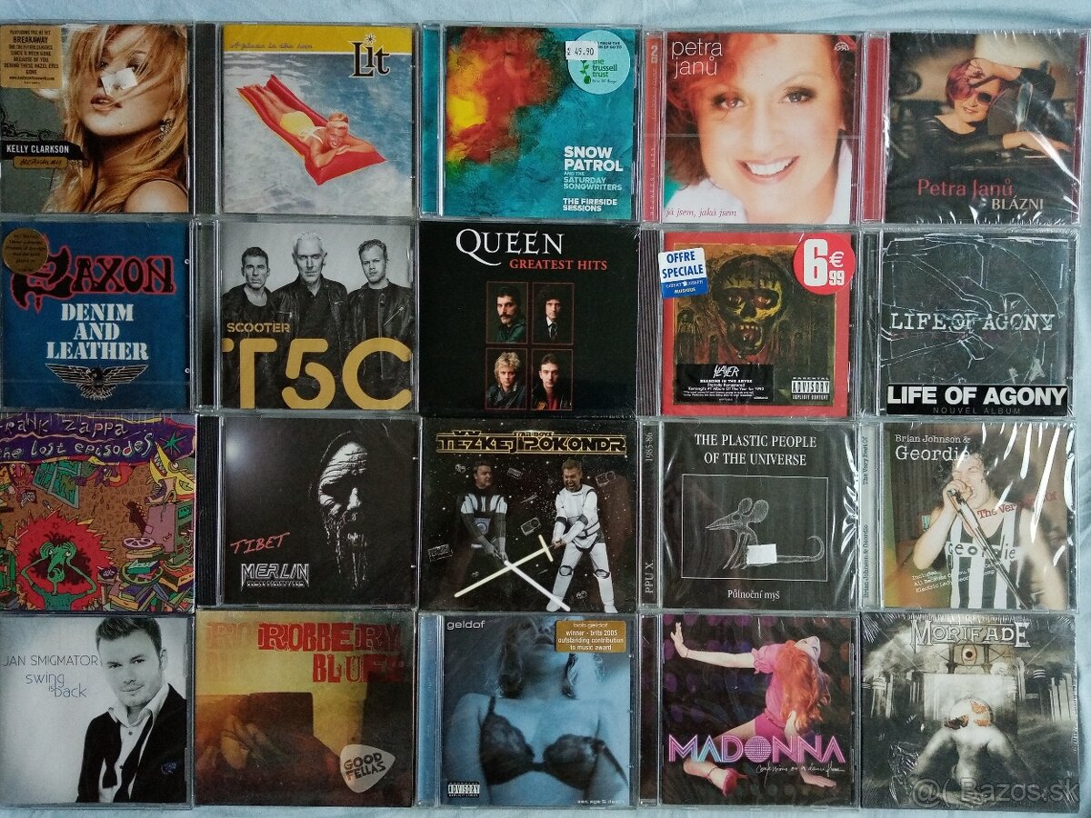 Orig.zabalene MC a CD od 4 eur - 2