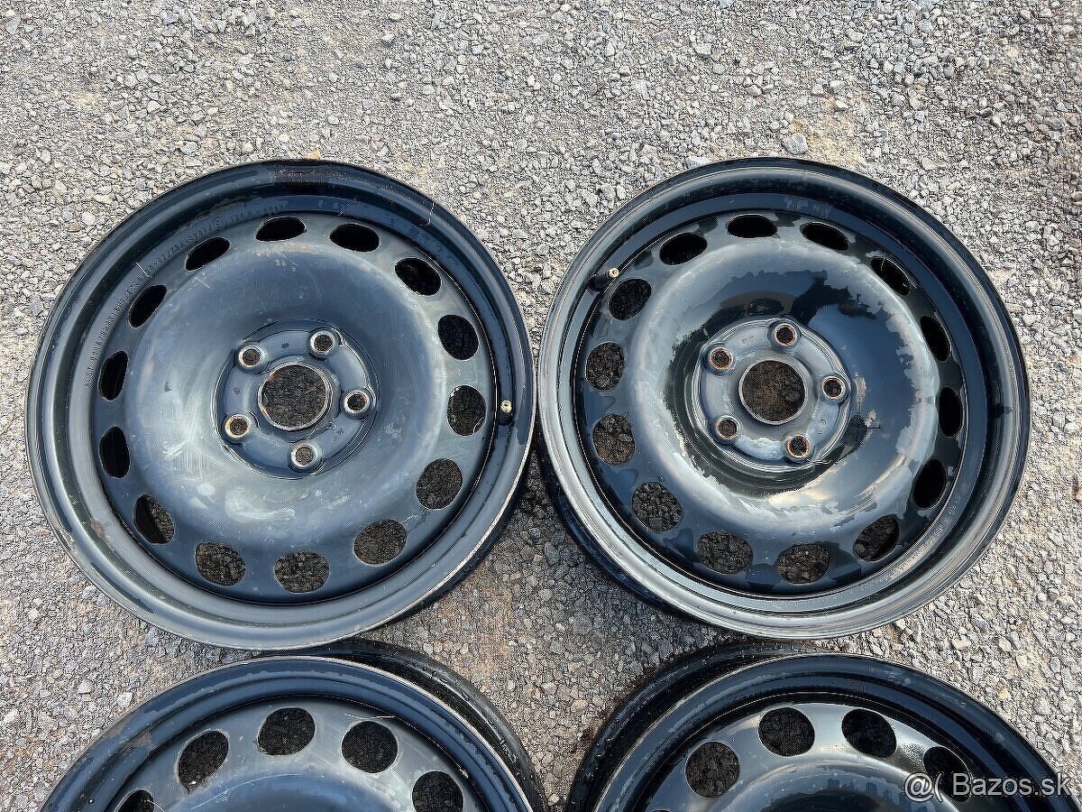 Plechové disky 5x112 R16 na VW Seat Audi Škoda - 2