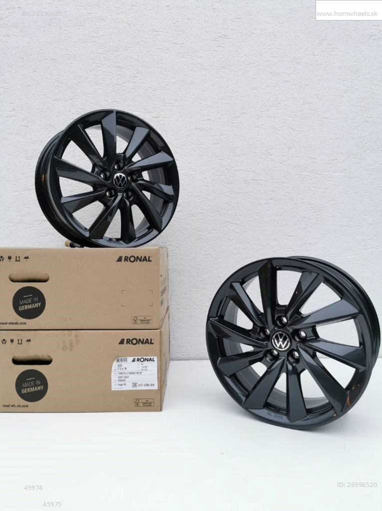 Nové Alu disky VW R18 Ronal R70 7,5X18 ET40 5X112 1231 - 2