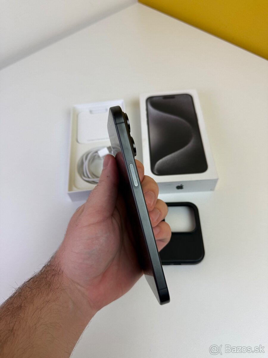 Predam vymenim Iphone 15 Pro Max 256GB čierny - 2