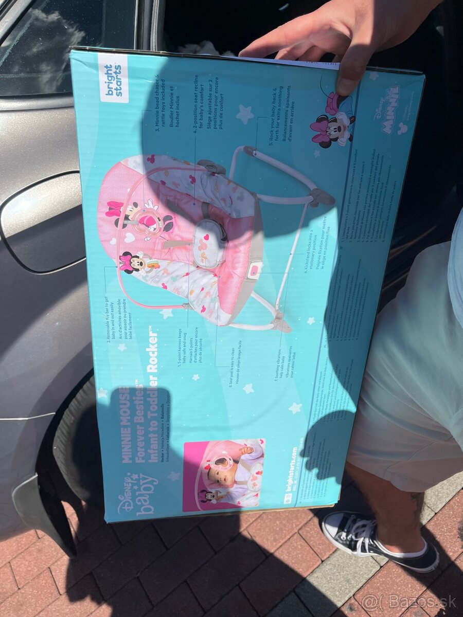 Lehátko vibrujúce Minnie Mouse 0m+ do 18 kg - 2