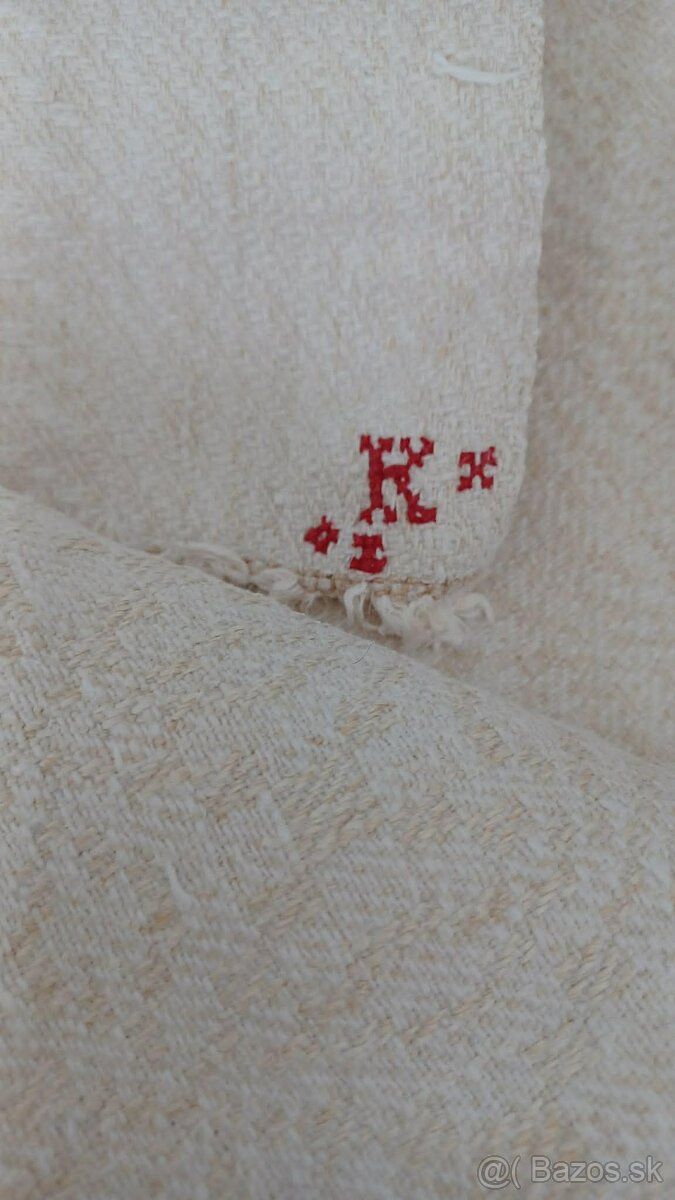 starý ľanový obrus - 2