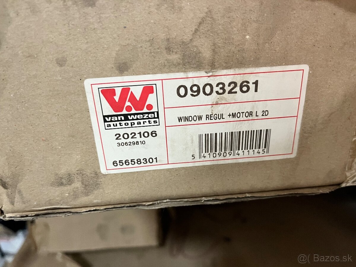 Mechanizmus okna berlingo partner - 2