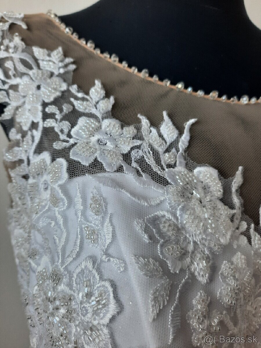 Svadobne šaty veľ.40-42 - 2