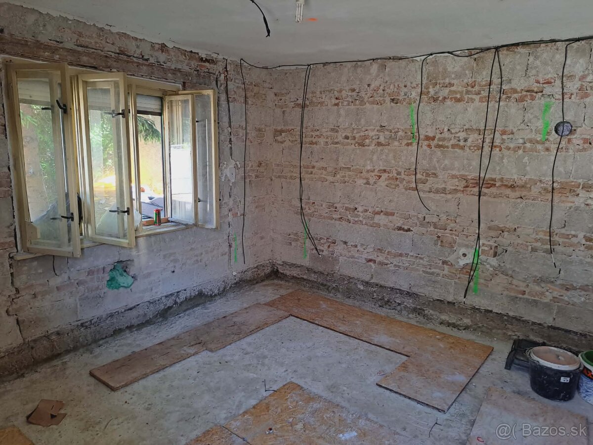 STAVEBÉ MURÁRSKÉ PRÁCE REKONŠTRUKCIE - 2