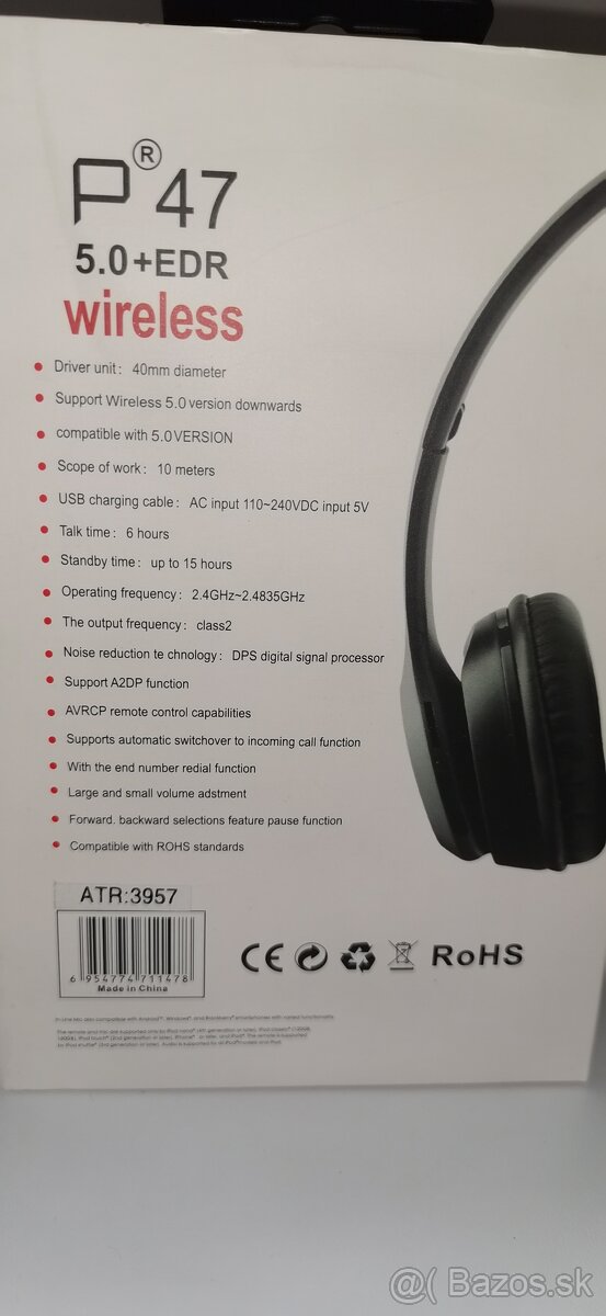 Slúchadlá P47 Wireless - 2