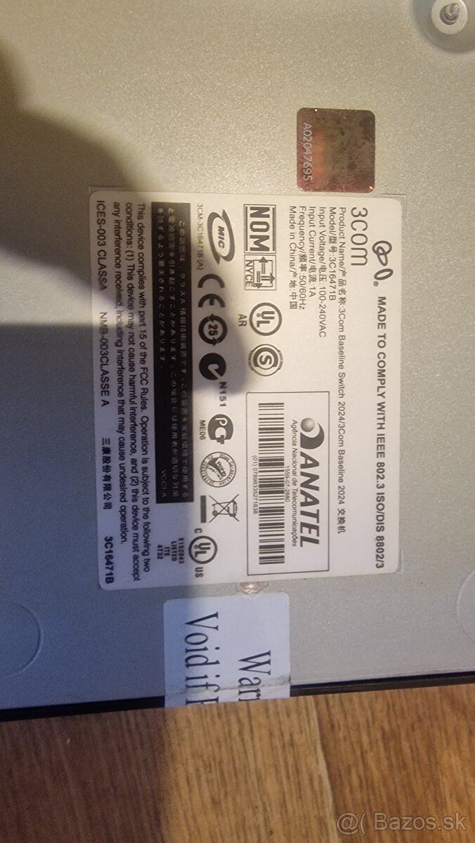 Predam 3com switch 24 port - 2