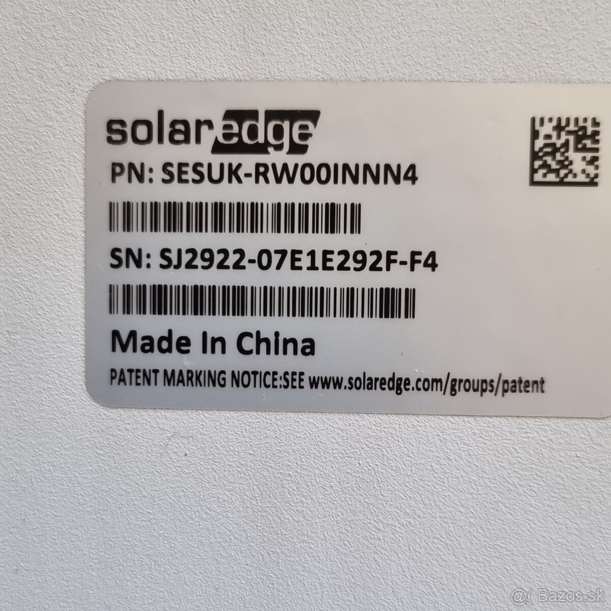 Základová doska meniča Solar Edge - 2