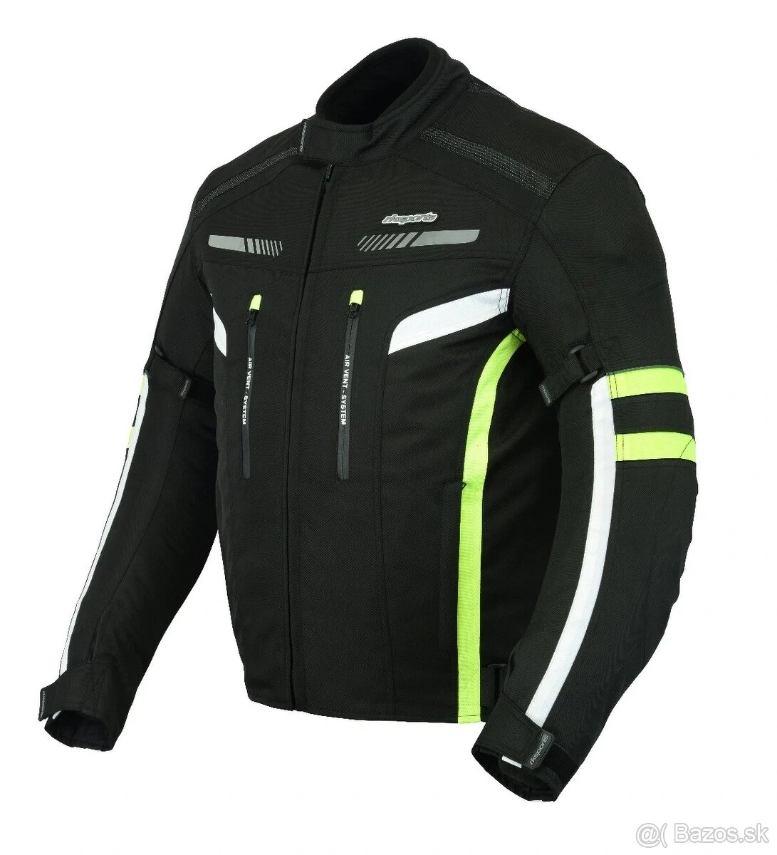 Moto Pánska Textilná Vodeodolná Bunda Road Green - 2