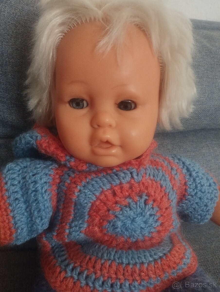 Retro bábika a velikánsky Macko - 2