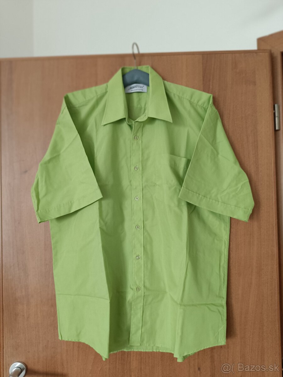 Pánska košeľa zelená - 2