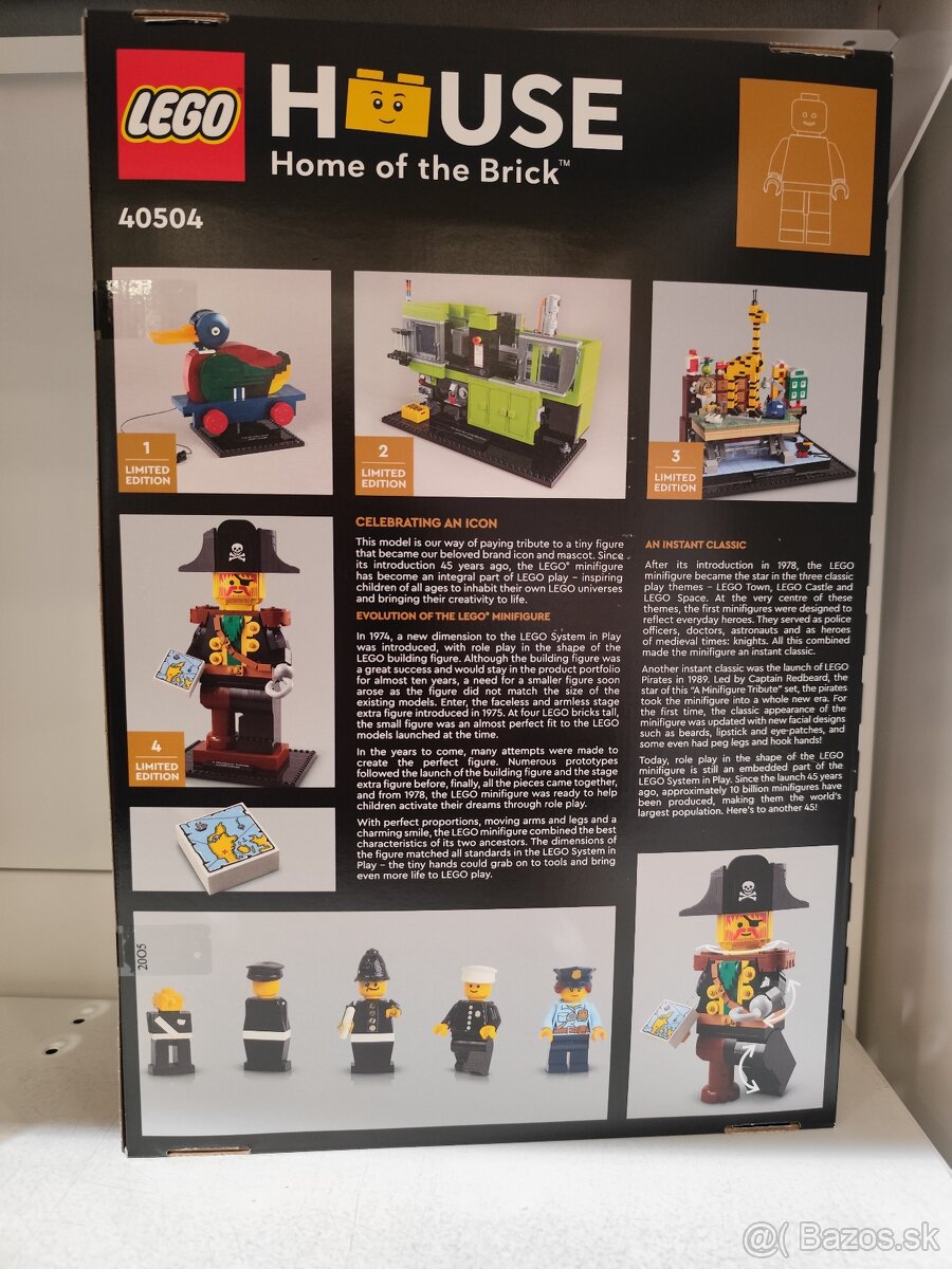Predám nové a nerozbalené lego 40504 Minifigure tribute - 2