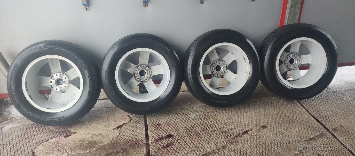 Disky na VW Touareg R17+pneumatiky celoročné - 2
