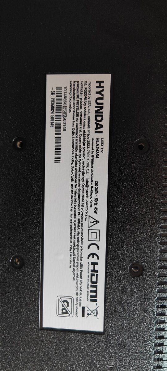 Hyundai led tv HLA24354 NA ND - 2