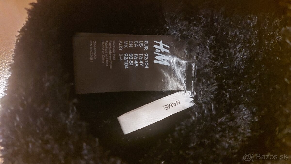 Čierna čiapka mačička - 2