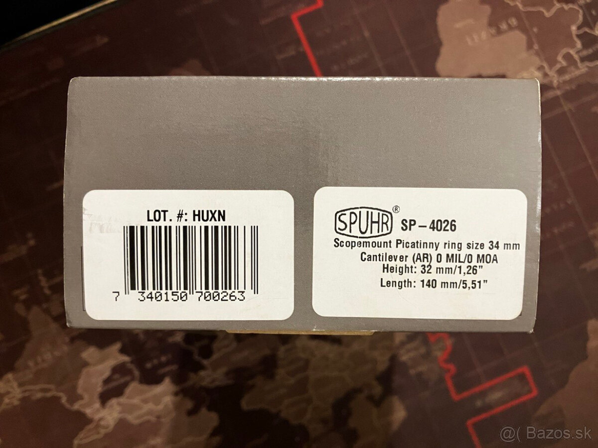 Montáž na puškohľad SPUHR 4026 - 2