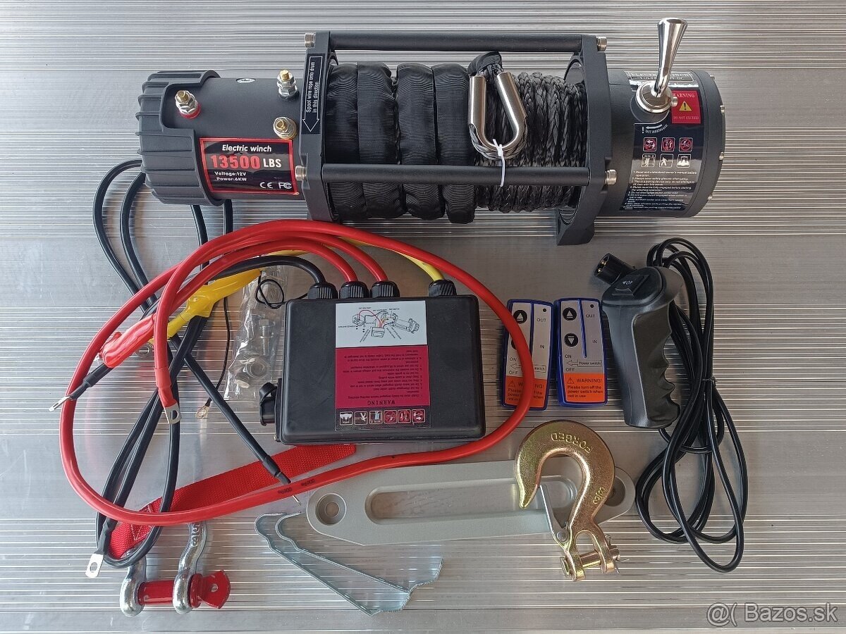 Elektrický naviják so syntetickým lanom 6t - 2
