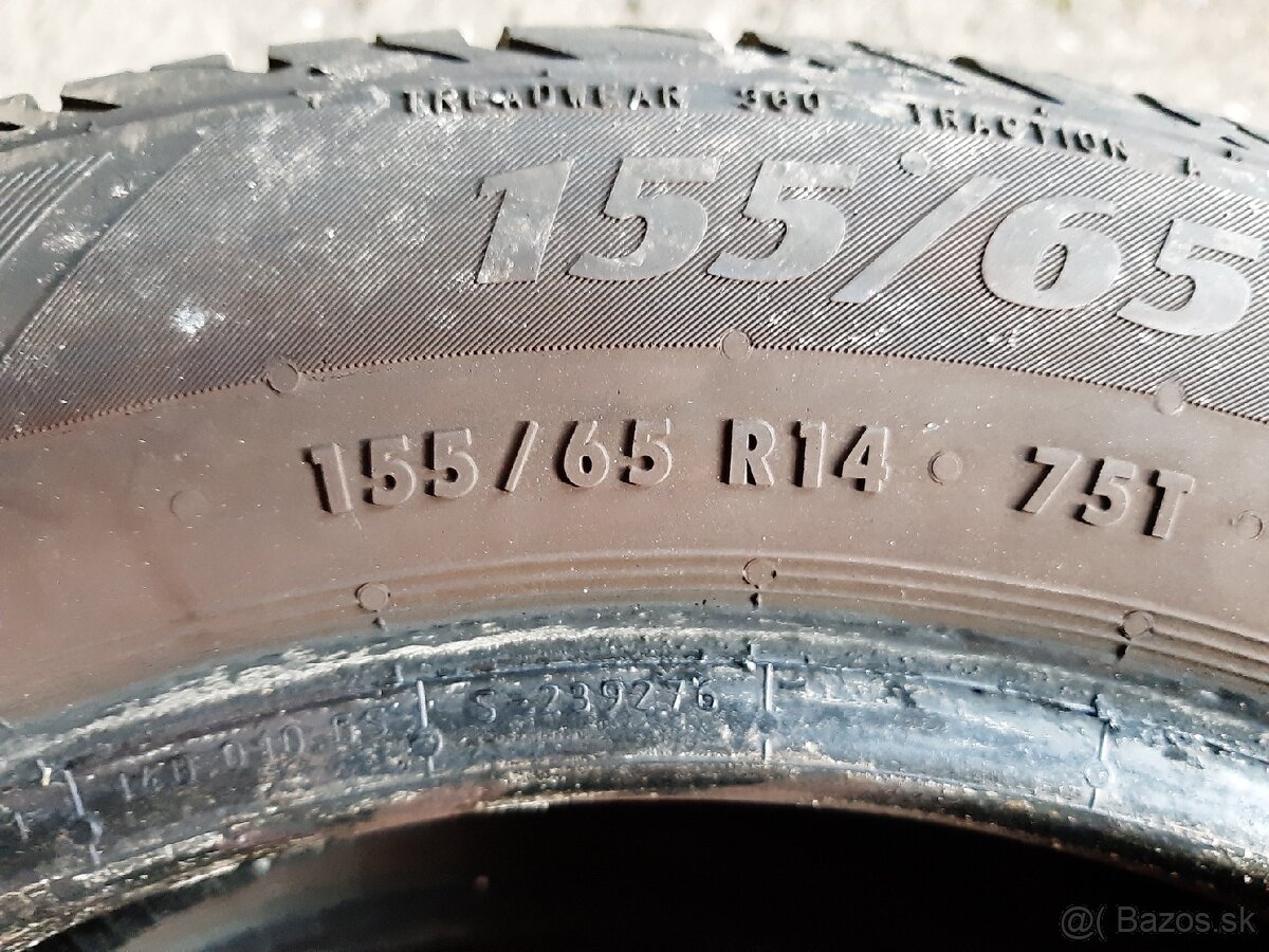 Letne pneu 155/65R14 - 2
