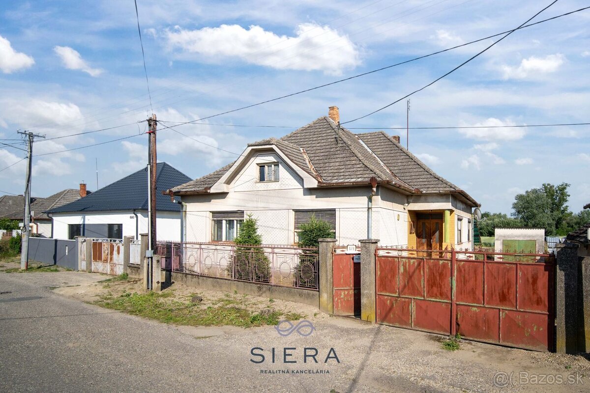 Na predaj, 4 izbový rodinný dom, Vlčany pri Šali, pozemok 34 - 2