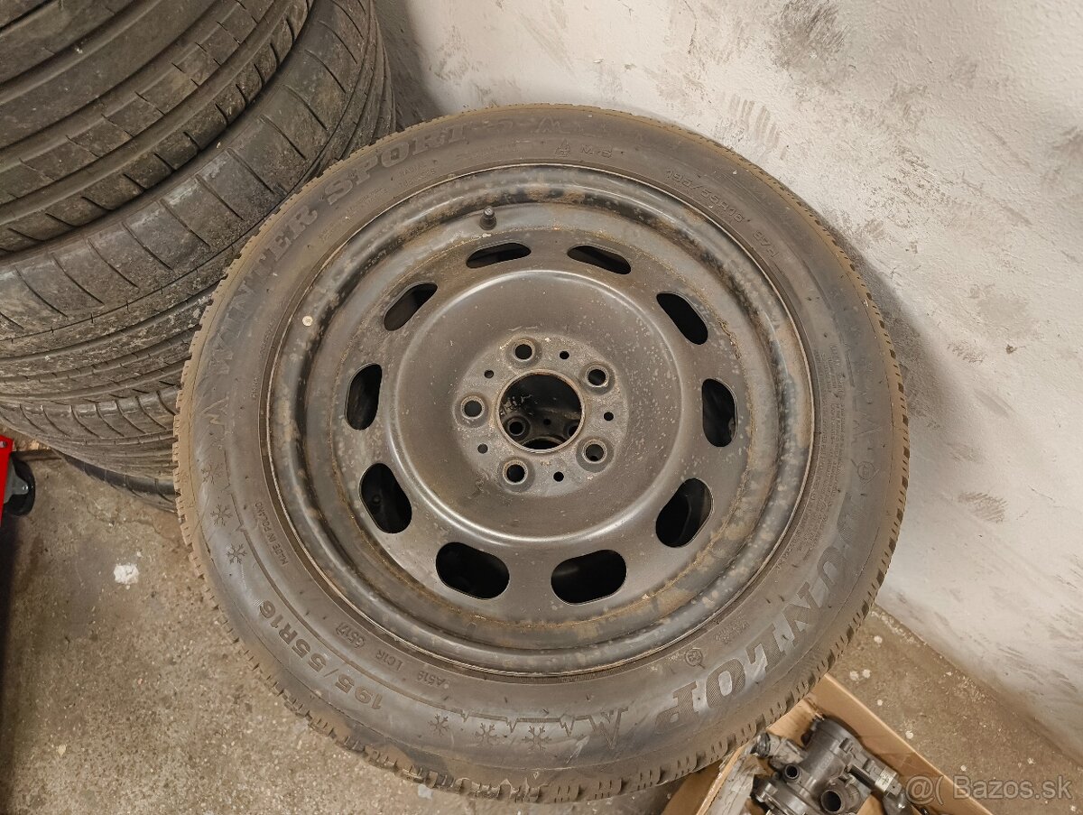 BMW zimné kolesá 195/55 R16 5x120 - 2