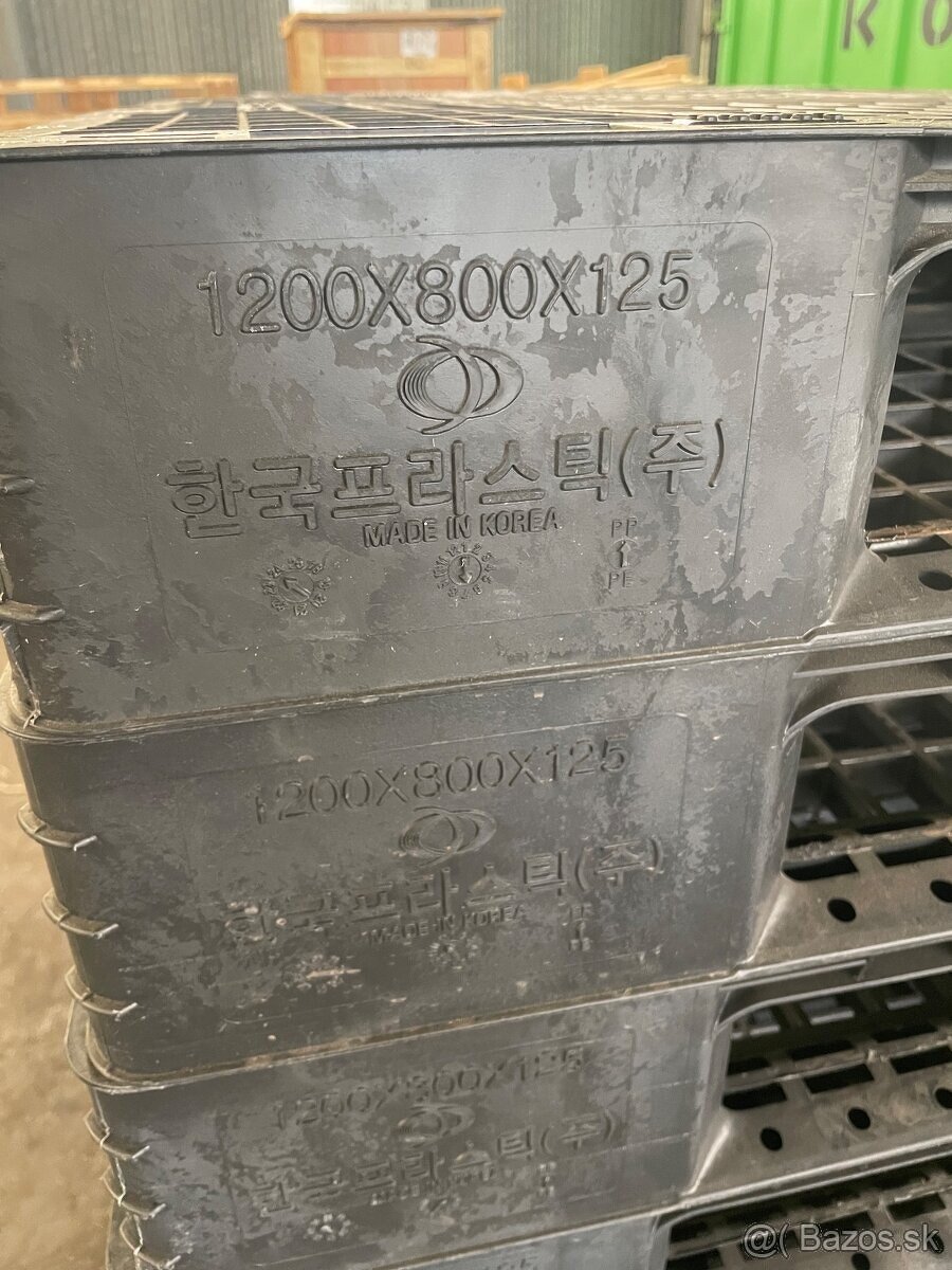 plastové palety 120x80 cm - 2