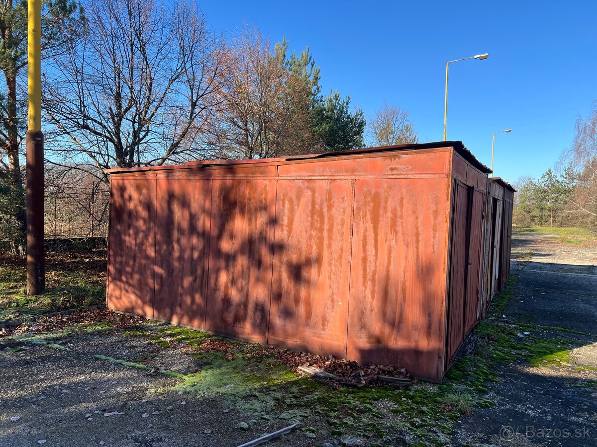 Stavebná búda , plechova garáž - 2