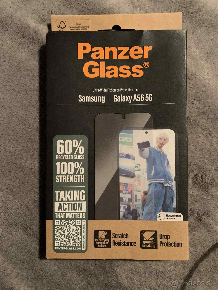 Samsung a56 5g silikónový obal a ochranné sklo - 2