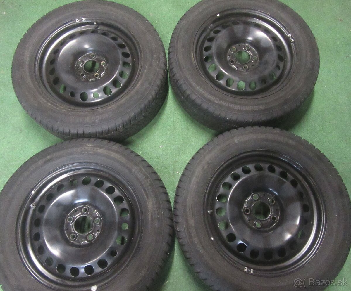 R17 Zimná sada MERCEDES GLA rozteč 5x112 215/60R17 conti - 2