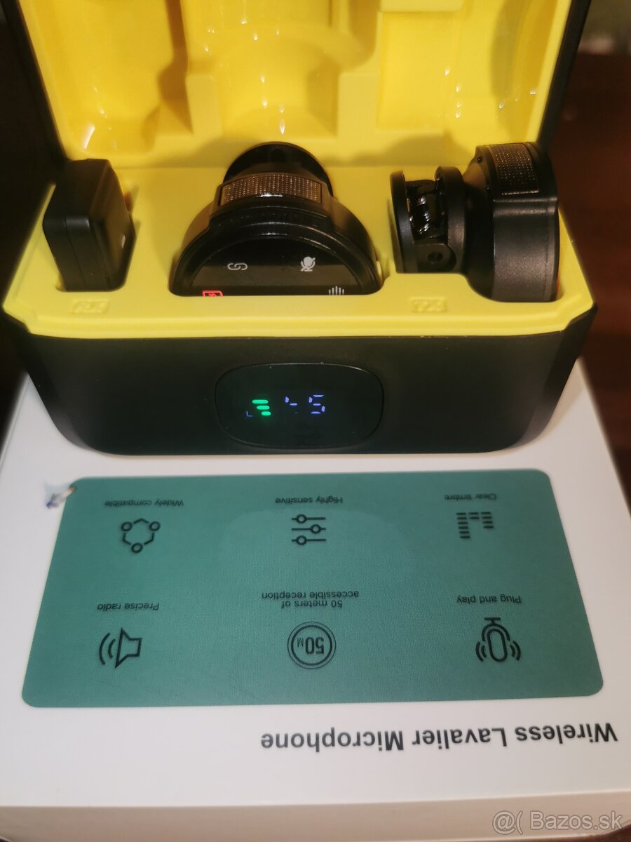 Bezdrôtový mini mikrofón klopa - 2