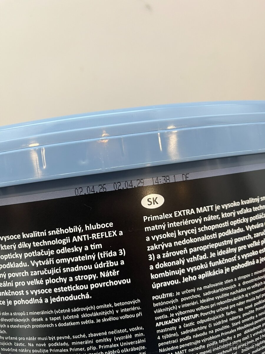 Na predaj Primalex Extra Matt 15kg - viac ks - 2