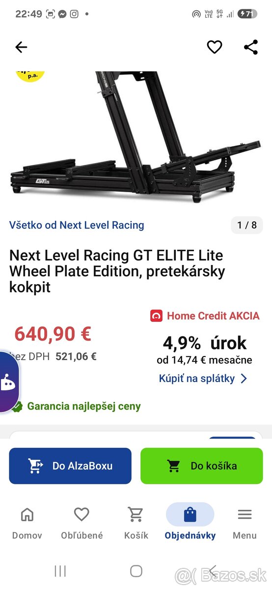 Next Level Racing simulátor cockpit - 2