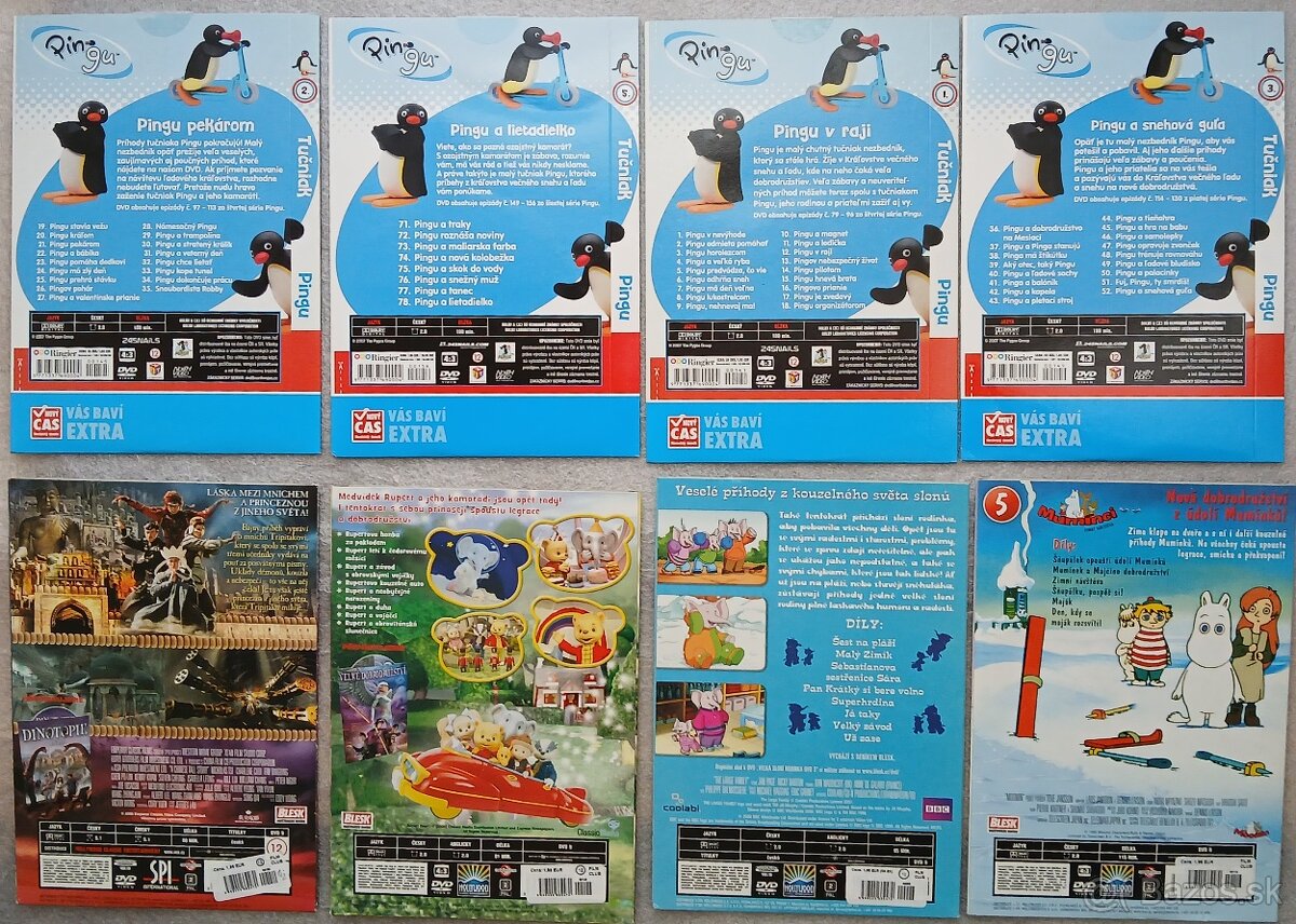 Predaj DVD, CD, filmy, cestopis, náučne, hry. - 2